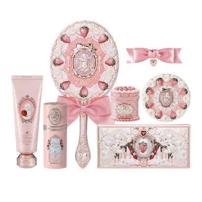 Strawberry Cupid Premium Makeup Set – 3-in-1 Luxury Cosmetic Collection