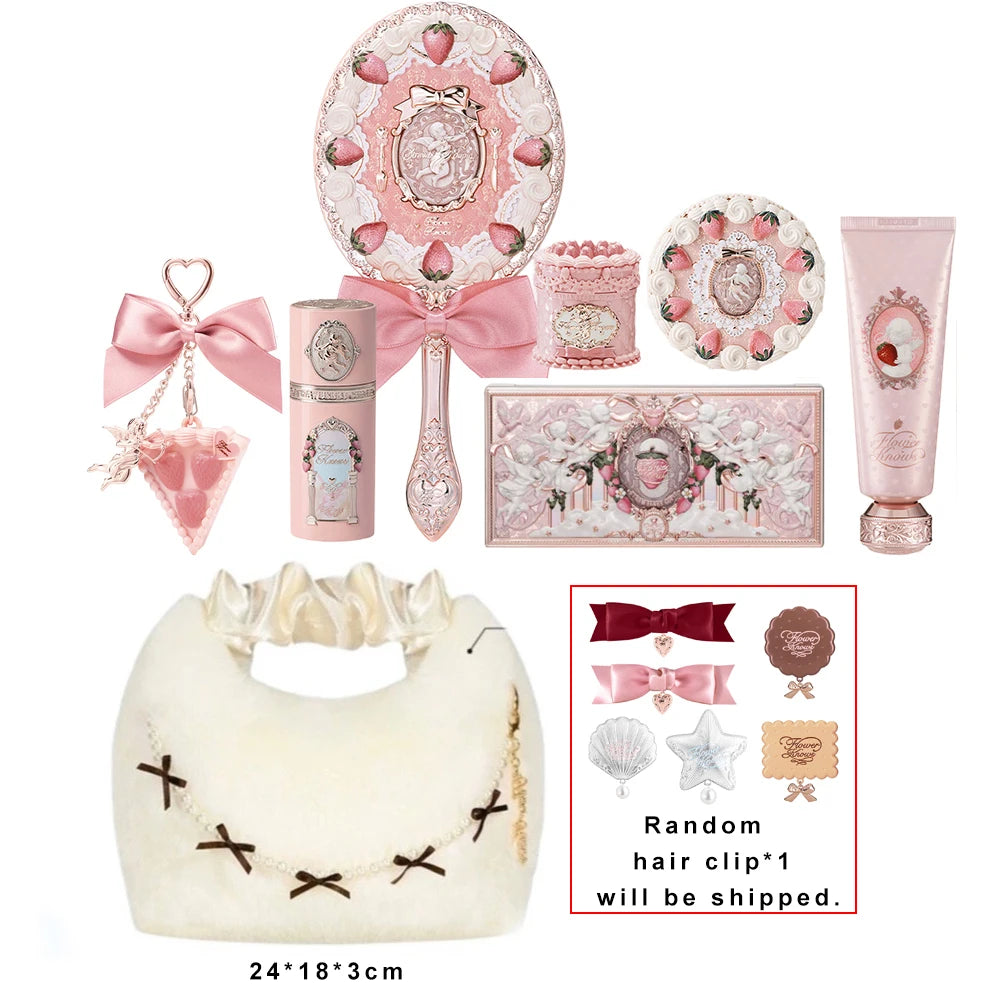 Strawberry Cupid Premium Makeup Set – 3-in-1 Luxury Cosmetic Collection
