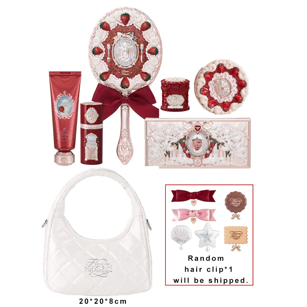 Strawberry Cupid Premium Makeup Set – 3-in-1 Luxury Cosmetic Collection