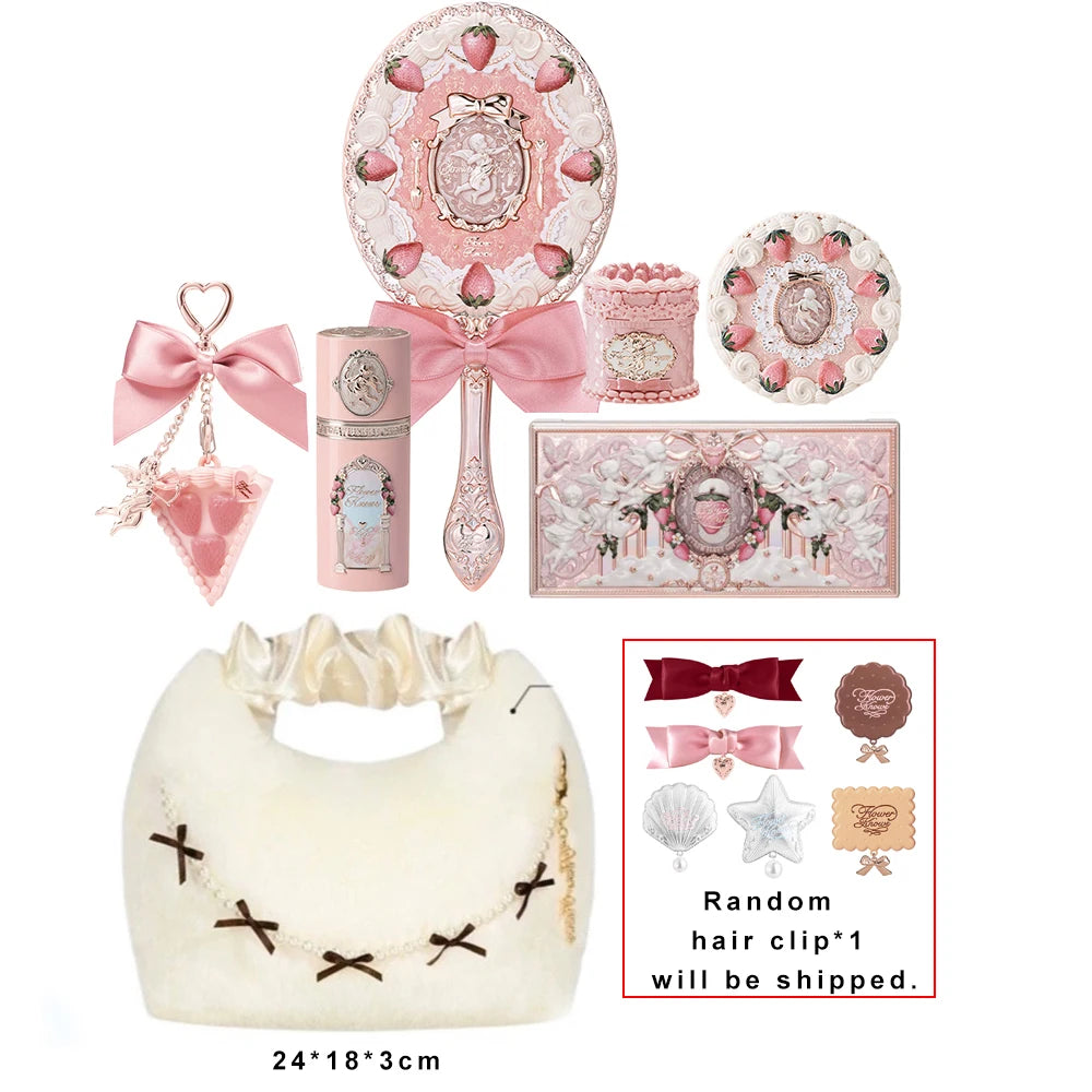 Strawberry Cupid Premium Makeup Set – 3-in-1 Luxury Cosmetic Collection