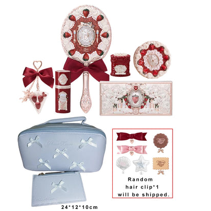 Strawberry Cupid Premium Makeup Set – 3-in-1 Luxury Cosmetic Collection