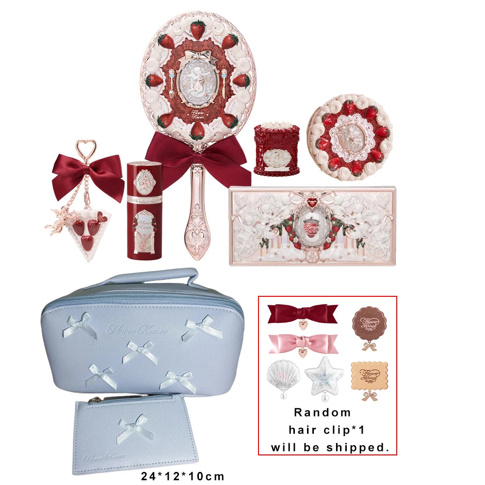 Strawberry Cupid Premium Makeup Set – 3-in-1 Luxury Cosmetic Collection