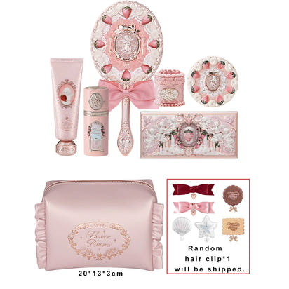 Strawberry Cupid Premium Makeup Set – 3-in-1 Luxury Cosmetic Collection