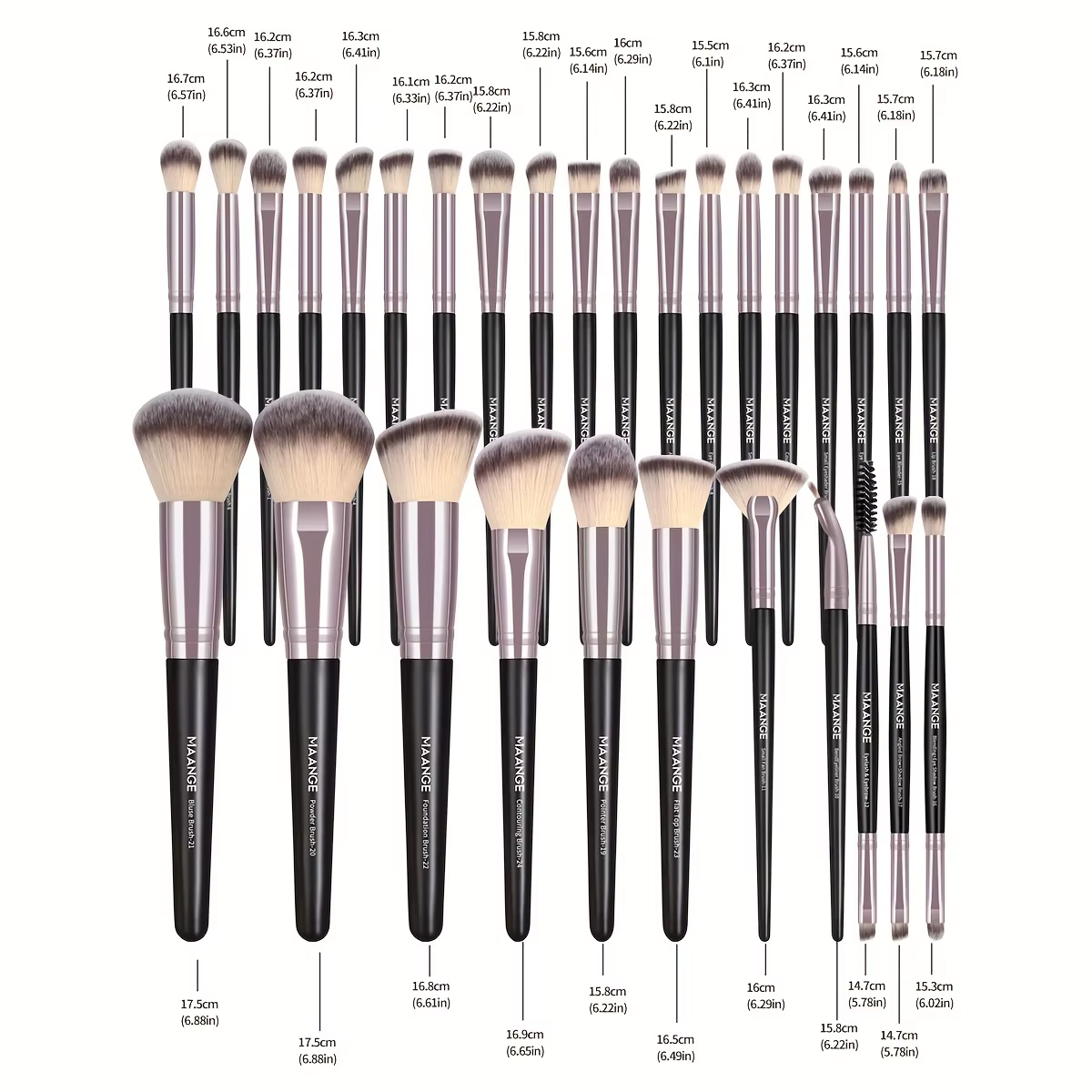 30pcs Professional Makeup Brush Set