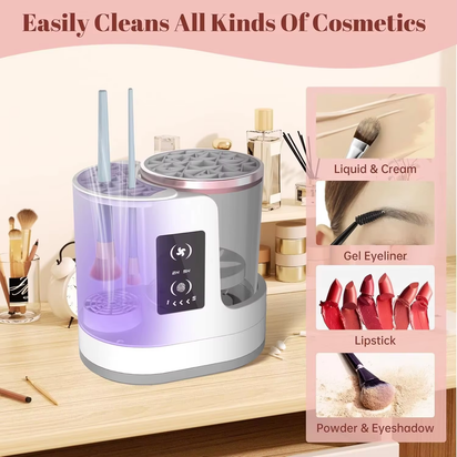 3-in-1 Electric Makeup Brush Cleaner Machine